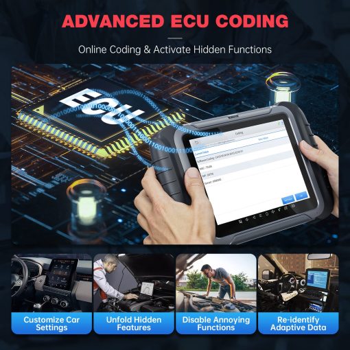 XTOOL D8BT 2023 Nueva Herramienta de Diagnostico Automotriz Actualizada, Actualizaciones de 3 anos ($600 de valor), Control Bidireccional, Codificacion de ECU, Diagnostico OE Completo y 38+ Resets, Programacion de Llaves, Reinicio del Cigüenal, CAN FD - Imagen 5