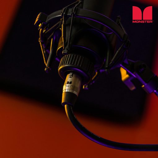 Cable de Microfono Monster Cable Prolink Performer 600. Cable XLR de 30 pies. Cables XLR personalizados. Cable de Microfono XLR con Chaqueta de Microfibra Dielectric Duraflex. - Imagen 8