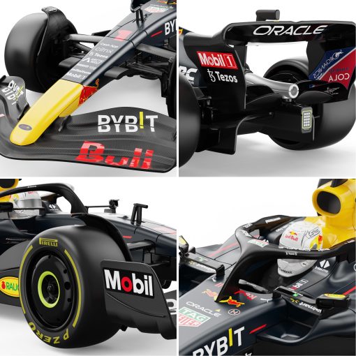 Carro de Control Remoto Autentico con Licencia de Voltz Toys 1:12 F1 Red Bull Rb18 - Serie de Coches de Control Remoto F1 para Niños y Adultos - Coche RC de 2.4GHz para Regalo (1:12 RedBull Rb18(NO.11)) - Imagen 5
