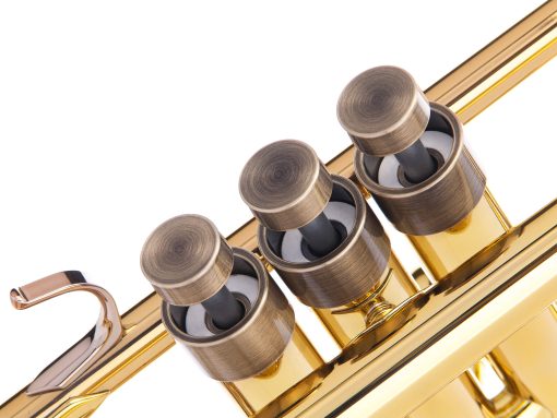 Kit de Adorno para Trompeta para mejorar el sonido. para todas las Trompetas Yamaha (Todas las YTR). Personalizado por KGUBrass (TAMAnO MEDIO, Lacado en Bronce Antiguo) - Imagen 3