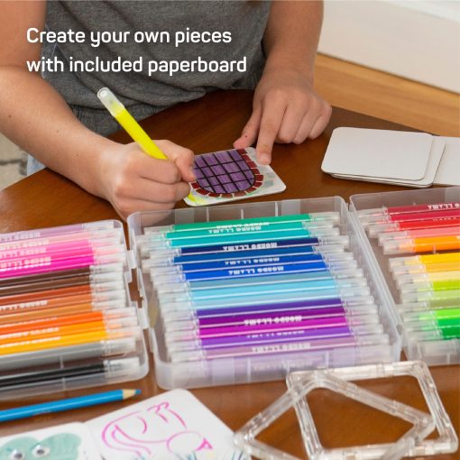 Set Mega de SQUAREGLES Oggs - 103 Piezas de Azulejos Magneticos con Imanes Fuertes para Aventuras Imaginativas y Juego Creativo - Imagen 6