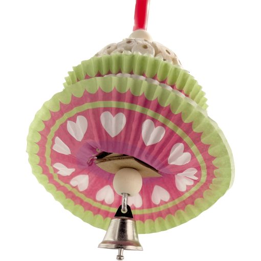 Juguetes para aves Mandarin Bird por M&M 1563 Tutu Chew Three - Juguetes artesanales de madera de Sola, ligeros, papel facil de picar, bolas de madera de Sola hechas a mano, ideal para aves mascotas de tamano pequeno a mediano - Imagen 6
