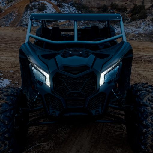 SAUTVS Luces LED delanteras de firma Luces Fang Luces de senal de giro Montaje para Can-Am Maverick X3 XDS XRS Max Turbo R Trail Sport Max 2017-2024 Accesorios (2PCS, Reemplazar #710004994, 710004995) - Imagen 6