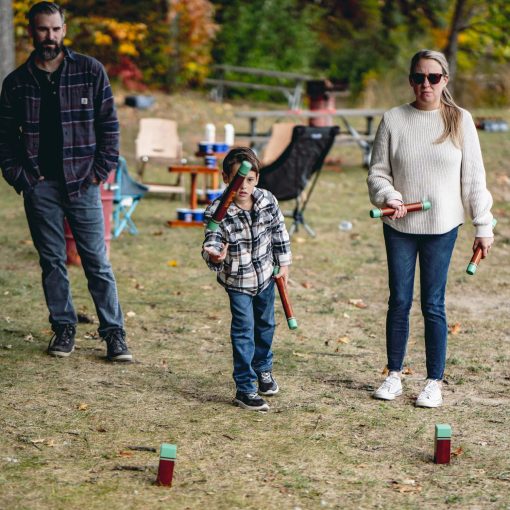 Elakai Juegos de Exterior para Adultos y Familia - Bolsa de Transporte Premium Incluida - Gigante Kubb - Imagen 3