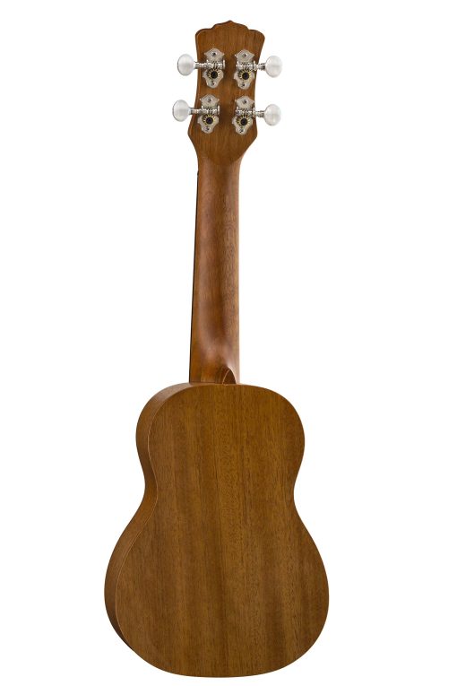 Ukulele Soprano de Caoba Luna Love Music Peace con Funda de Transporte, Satinado Natural - Imagen 4