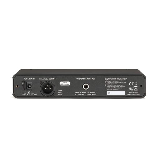 Sistema inalambrico para guitarra Samson Technologies Concert 88x (Banda D) (SWC88XBGT-D), Negro - Imagen 8