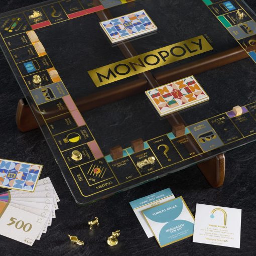 Juego de Mesa Monopoly Edicion Vidrio Prisma de WS Game Company - Imagen 4