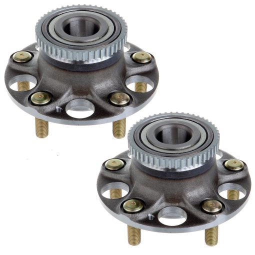 SCITOO 512188 Conjunto de Cojinete de Rueda 2003-2007 para Honda Accord 2004-2008 para Acura TL Trasero Juego de Cojinete de Cubo 5 Birlos 2 Piezas