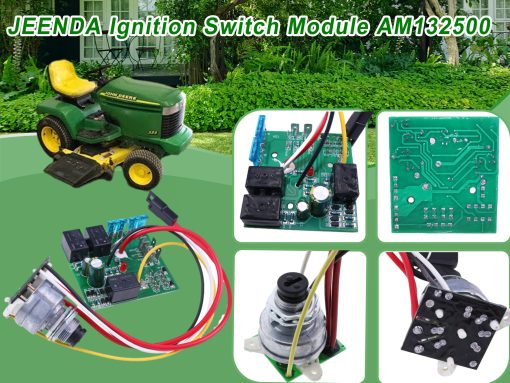 JEENDA AM132500 Modulo de Interruptor de Encendido con Llaves Compatible con John Deere 325 335 345 355D GX255 GX325 LX255 LX266 LX277 LX279 LX280 LX288 GX335 GTX345 GX355 GT225 GT235 GT245 X465 X575 X585 X595 - Imagen 2