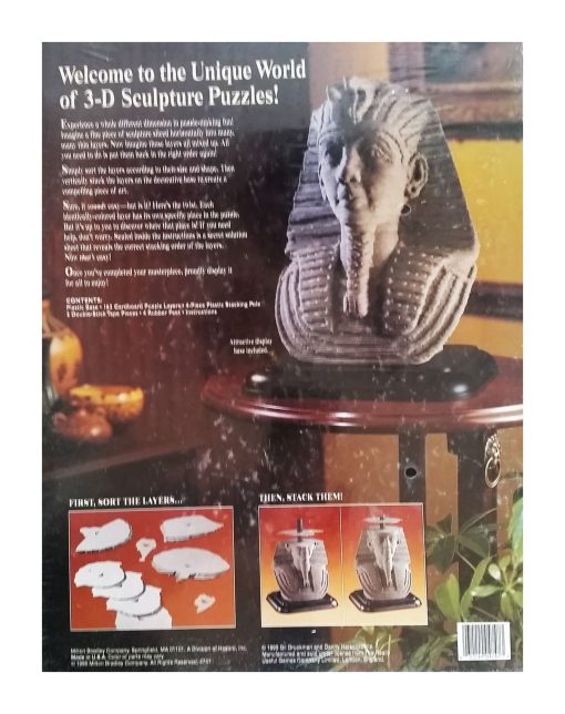 Rompecabezas en 3D Escultura Rey Tut - Imagen 4