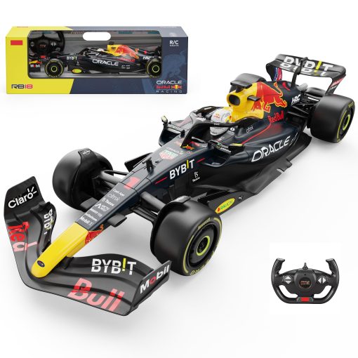 Carro de Control Remoto Autentico con Licencia de Voltz Toys 1:12 F1 Red Bull Rb18 - Serie de Coches de Control Remoto F1 para Niños y Adultos - Coche RC de 2.4GHz para Regalo (1:12 RedBull Rb18(NO.11))