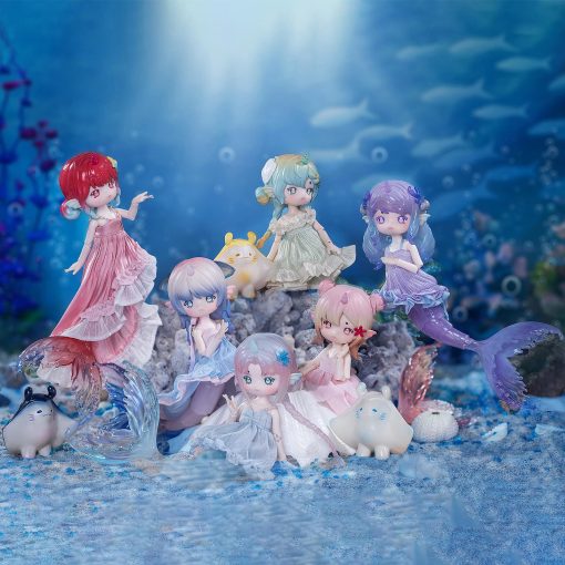 BEEMAI Antu Tidal Secret Language Mermaid Series 6PCs (Set de 6 No Repetidos) 1/12 Figuras de Munecas BJD Lindas Coleccionables Regalo de Cumpleanos - Imagen 5