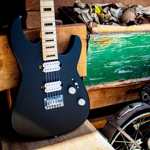Guitarra Electrica Sawtooth ST-M24 de 6 Cuerdas, Diestra Satin Black (ST-M24-SBK) por GoDpsMusic - Imagen 8