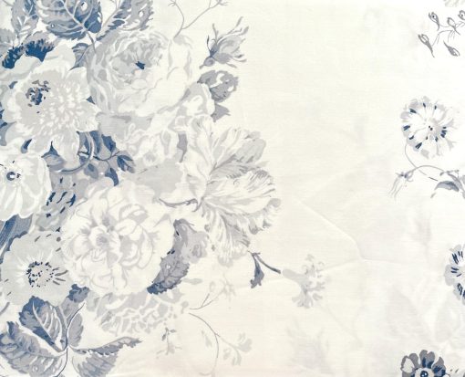 Juego de sabanas floral de 4 piezas Cabbages & Roses of London Home Percale Collection 100% algodon Percale crujiente y fresco, ligero y que absorbe la humedad (Constance, Queen (Estandar de EE.UU.)) Blanco - Imagen 5