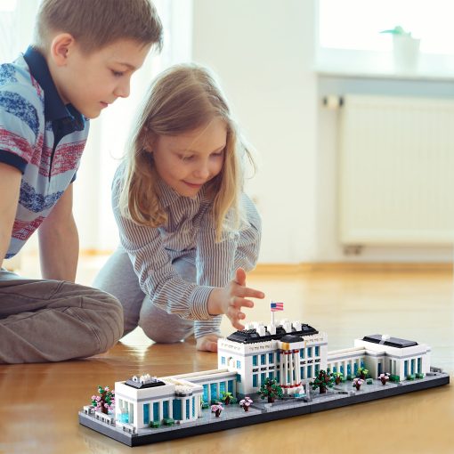 Juguetes de Bloques de Construccion de la Casa Blanca JXRLMB para Adultos 3520 PCS Juego de Coleccion de Monumentos de la Capital de EE. UU. Juguetes para Ninos de 14+ - Imagen 8