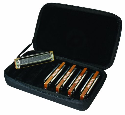 Armonica Hohner MBC Marine Band, Paquete de 5 con Estuche - Imagen 3