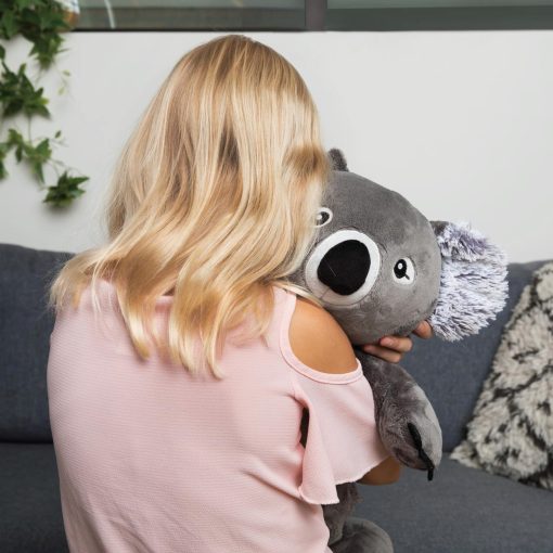 HUGIMALS Quinn The Koala 4.5 lb Heavy Cute Weighted Comfort Plush Large Unscented Self Care Stuffed Animal for All Ages - Kids, Teens and Adults - Imagen 2