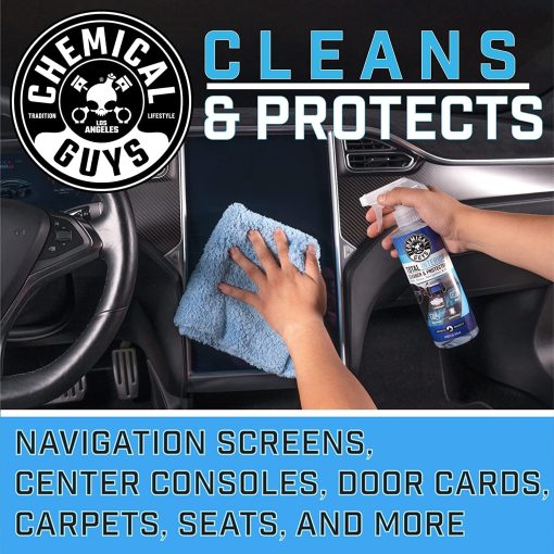 Kit de Recarga Cheminical Guys HOL414 Total Interior Cleaner and Protectant con 2 Botellas de Dilucion y 3 Toallas de Microfibra Premium (Seguro para Autos, Camionetas, SUVs, Jeeps, Motocicletas, RVs y Mas) 64 fl oz - Imagen 3