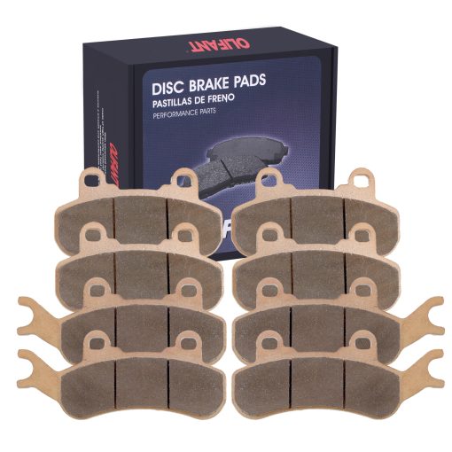 Pastillas de Freno Delanteras y Traseras para Can-Am Maverick X3 2017-2023/Defender 2019-2024/Maverick Trail 700 800 900 1000/Maverick Sport 1000 1000R/Maverick MAX Turbo/Commander/Traxter Kit de Pastillas de Freno de Cobre Sinterizado