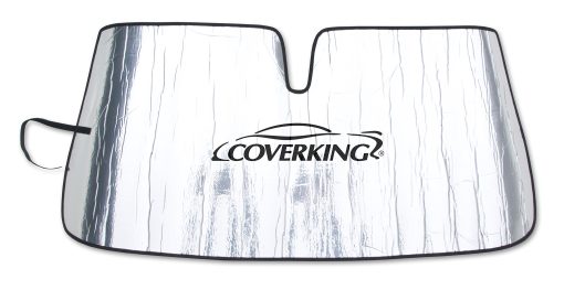 Parasol personalizado Coverking para modelos selectos de Cadillac Catera - Espuma de Mylar reflectante (Plata)