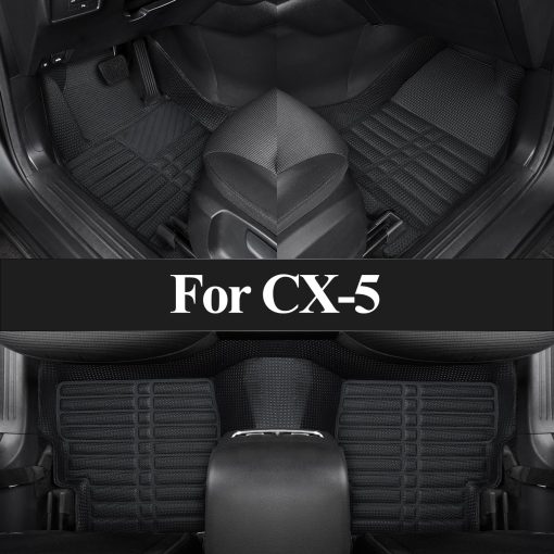 Tapetes para piso de automovil impermeables y resistentes al desgaste para Mazda CX-5 2017-2024 Accesorios interiores de automoviles - Imagen 4