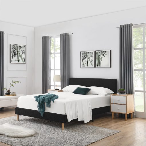 Juego de sabanas NAP&SLEEP Jade 100% viscosa en gris, tamano completo (bolsillos profundos para ajustarse a colchones de hasta 18 pulgadas de grosor)