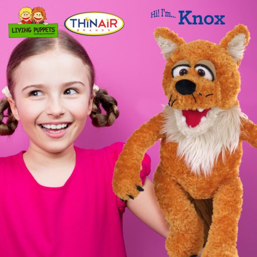 Titere de Mano Zorro de 17 Pulgadas Living Puppets - Diseño Europeo Fino, Ultra Suave y Tierno, Promueve el Desarrollo Infantil, Certificado de Seguridad, Recomendado por Maestros para Niños y Niñas - Imagen 3