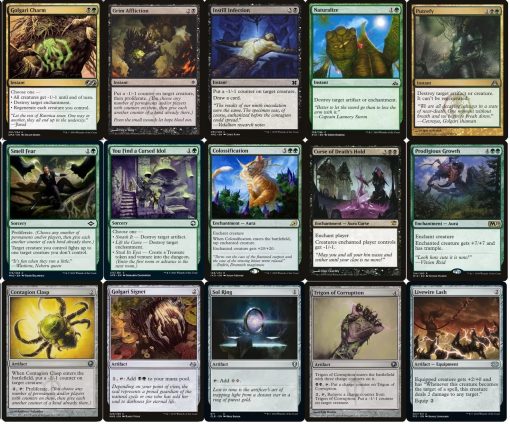 Baraja de Comandante de Infecto Negro/Verde - Construccion Personalizada - elite - MTG - EDH - 100 Cartas - Imagen 5