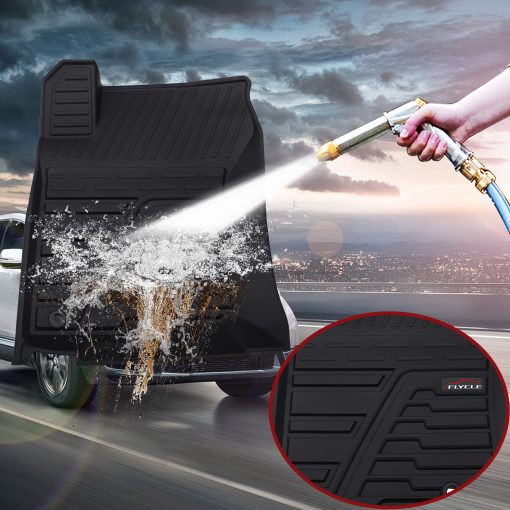 Tapetes para Auto Compatibles con 2013-2021 4Runner & 2014-2021 GX460, Ajuste Personalizado Negro TPE Proteccion Integral para Asientos Delanteros y Traseros - Imagen 7