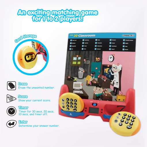 BEST LEARNING Connectrix - Juego de Emparejamiento Educativo para Ninos de 6 Anos en Adelante, 1 a 2 Jugadores | Regalo de Cumpleanos Juguete Educativo para Ninos y Ninas - Imagen 3