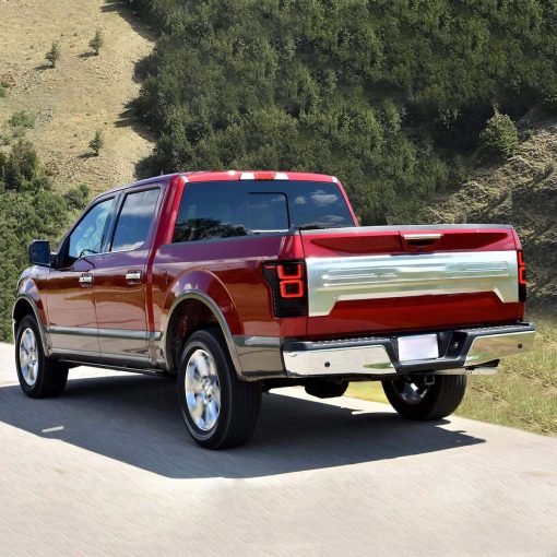 Luces traseras LED VLAND compatibles con Ford F-150 / Raptor 2015-2019 Pickup Truck con Senal de Giro Roja (No Apto para XLT / Lariat y Fabrica con Version BLISS o LED), Humo - Imagen 5