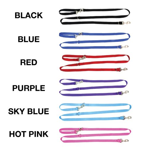 Correa de Perro Manos Libres Multi-Funcion Blue-9, Doble Enganche Ajustable de 6 Pies para Obediencia, Correr y Entrenamiento de Agilidad (Rosa Fuerte, Pequeno Mediano) - Imagen 4