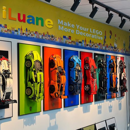 Tablero de exhibicion iLuane para Lego Technic Mercedes-AMG F1 W14 E Performance Race Car Building Set 42171, Coleccionables para Adultos Lego Car Wall Mount, Ideal para los Amantes de Lego (Solo Tablero de exhibicion) - Imagen 3