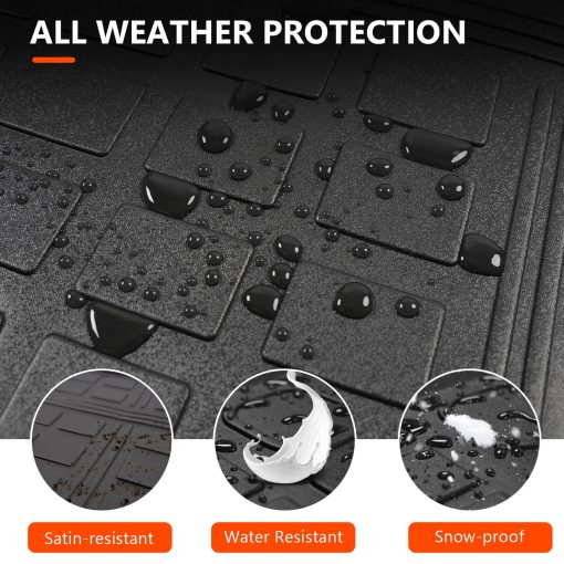 Powoq Protector de maletero compatible con Honda HRV 2016-2022 Alfombrilla de maletero de TPE Reemplazo de alfombrilla de maletero para Honda HRV Accesorios (2016-2022 HRV, Alfombrilla de maletero trasera) - Imagen 6