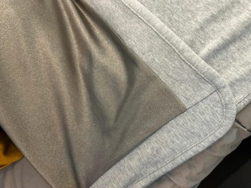 Manta ultra suave anti-EMF: Proteccion contra EMF, Hilo de plata infundido, Tecnologia de conexion a tierra, Unisex, Uso durante todas las estaciones, Ideal para el hogar y viajes, Lavable a maquina (Gris, Tamano Full XL) - Imagen 6