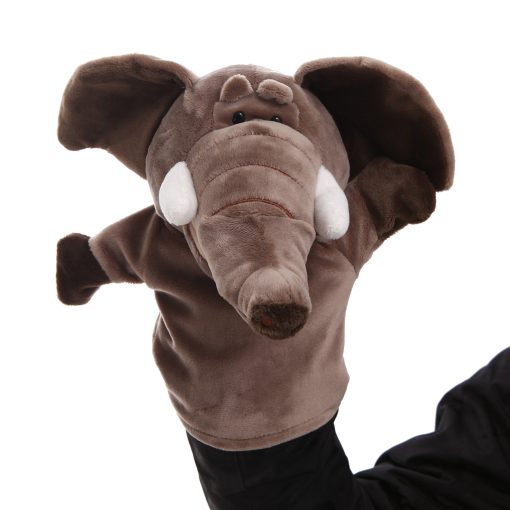 Set de titeres de mano de animales para ninos y adultos - Juguetes de peluche suave de primera calidad de 12.5" con bocas moviles - Perfectos para contar historias, ensenar, preescolar, jugar roles - Titeres educativos, vibrantes y duraderos - Imagen 9