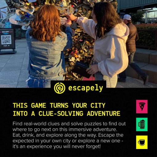 Escapely Outdoor Escape Room - Washington D.C. - Adams Morgan | Escapa de la Ciudad | Juego de Misterio Multijugador Interactivo para tu Ciudad - Imagen 3
