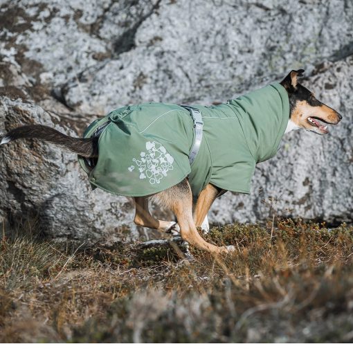 Abrigo Hurtta Extreme Warmer 2 para Perros en Invierno ECO, Color Hedge, 26 pulgadas - Imagen 5