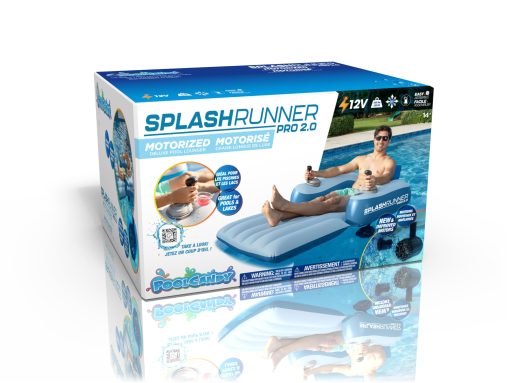 Flotador Motorizado PoolCandy Splash Runner (Splash Runner Pro 2.0 12V Motorized Deluxe Pool Lounger) - Imagen 9