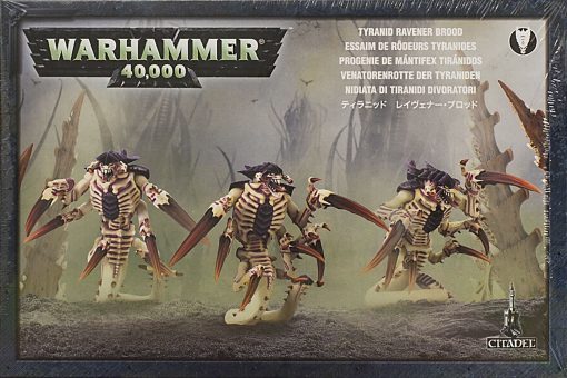 Caja de Ravener Tyranids de plastico Warhammer 40k 3 Modelos por Games Workshop