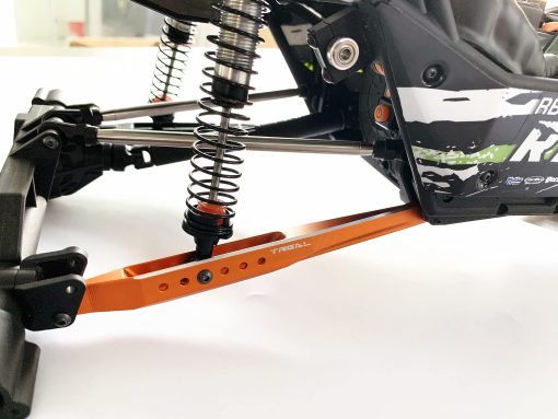 Brazos Traseros de Suspension de Aluminio 7075 CNC Mecanizado (2) para Axial 1/10 RBX10 Ryft (Naranja) - Imagen 4