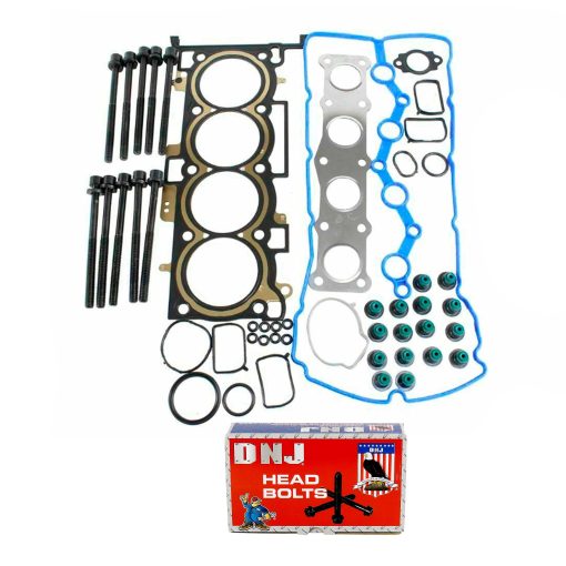 Juego de empaques de culata DNJ HGB191 con juego de pernos de culata para Hyundai Santa Fe 2.4L 2359cc L4 DOHC 2010-2013