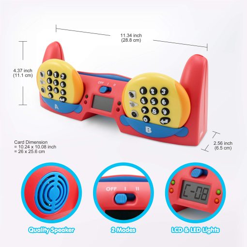 BEST LEARNING Connectrix - Juego de Emparejamiento Educativo para Ninos de 6 Anos en Adelante, 1 a 2 Jugadores | Regalo de Cumpleanos Juguete Educativo para Ninos y Ninas - Imagen 6