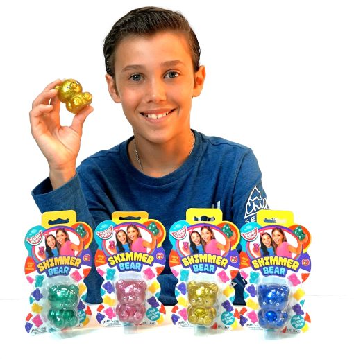 Juguete de Oso de Goma Elastico JA-RU (24 Ositos Variados) Brillante y Brillante Juguete Sensorial Squeeze Squishy Bear, Juguete Fidget Ball para Ninos y Ninas, Gran Regalo de Fiesta 4340-24s - Imagen 6