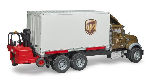 Camion Mack Granite Ups Logistics con Montacargas - Juguetes - Imagen 3
