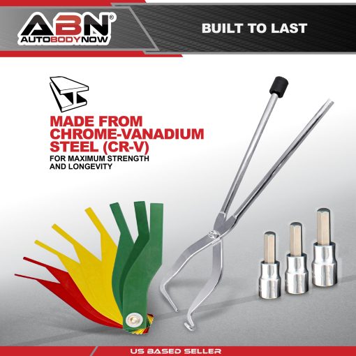Kit de Frenos ABN de 15 Piezas con Herramienta de Compresion de Calibrador de Freno, Extractor de Tambor de Freno, Juego de Herramientas de Ajuste de Freno - Imagen 5