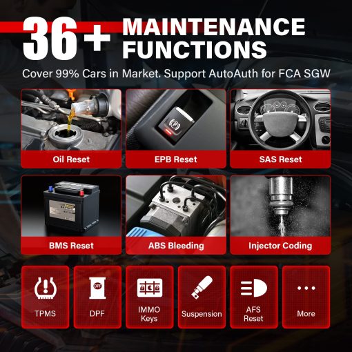 Autel Scanner MaxiSYS MS906 PRO: Herramienta Bidireccional 2024 MS906PRO, Codificacion de ECU OE, 3000+ Pruebas Activas, 36+ Servicios, Nueva version de MS906BT MK906 Pro MK908, AutoScan2.0, 4+128G, DoIP/CAN FD, FCA AutoAuth - Imagen 4