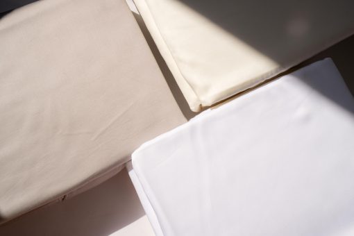 Juego de sabanas NAP&SLEEP Jade 100% viscosa en gris, tamano completo (bolsillos profundos para ajustarse a colchones de hasta 18 pulgadas de grosor) - Imagen 3