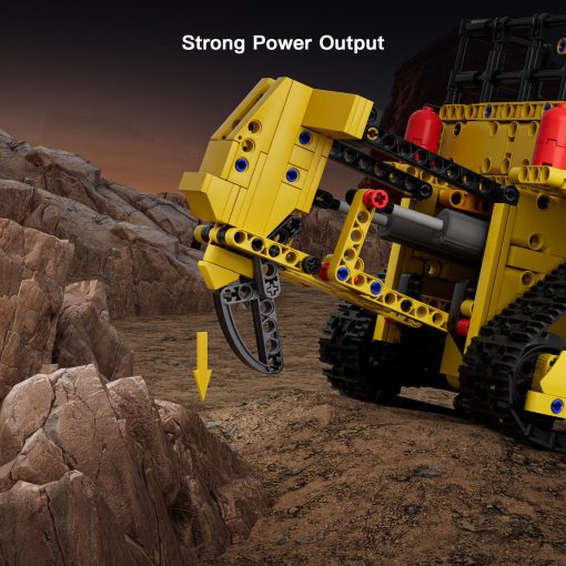 Juego de Construccion de Juguetes Mould King Bulldozer, Modelos de Vehiculos de Construccion Dozer con Control Remoto, 15084 Kits de Construccion RC STEM con Motor para Adultos Niños Niñas de 14+ Años (1508 Piezas) - Imagen 3