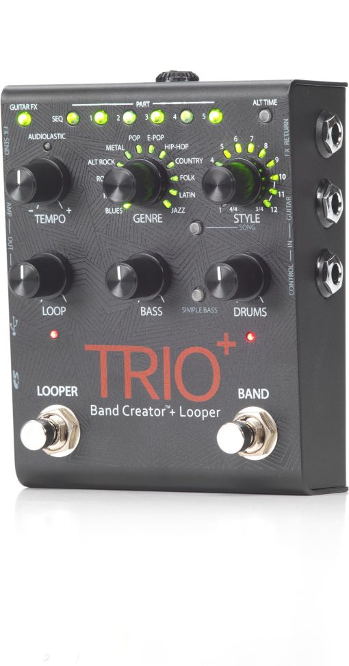 Digitech Trio+ Band Creator + Looper con Cables de Conexion y Fuente de Alimentacion - Imagen 6